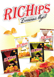 Картофельные чипсы «RICHips» от компании «Super Snack»